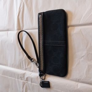 Coach beaded wristlet